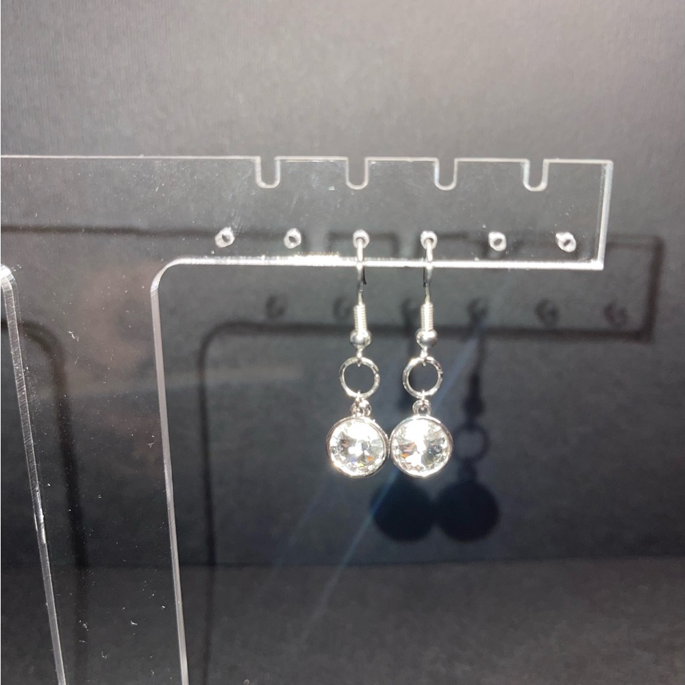 Elegant Silver Drop Earrings